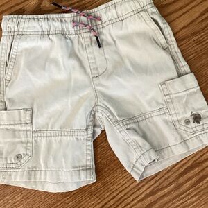 U.S. Polo Assn. Light Khaki Elastic Waist Shorts